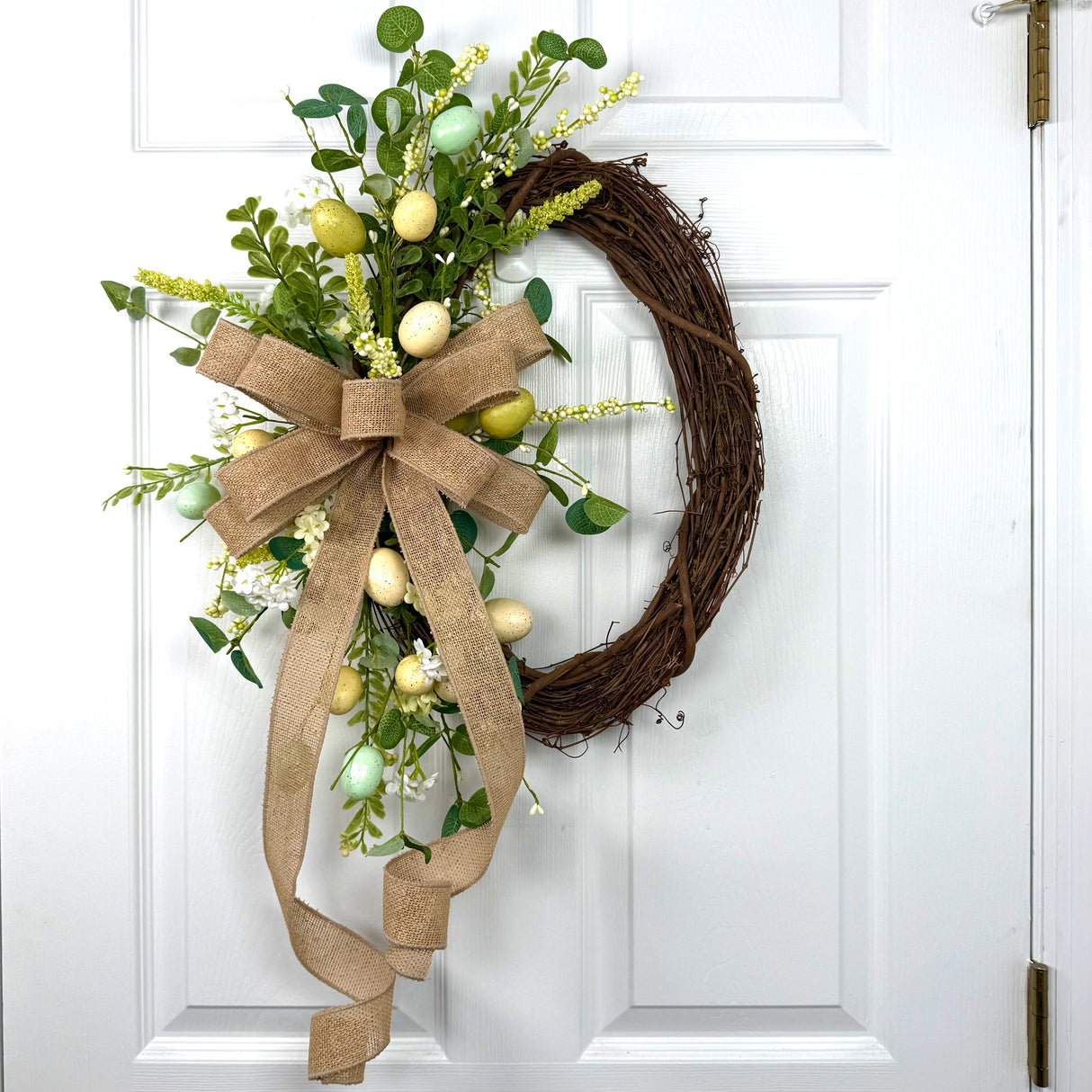Easter Egg Burlap Wreath Kit