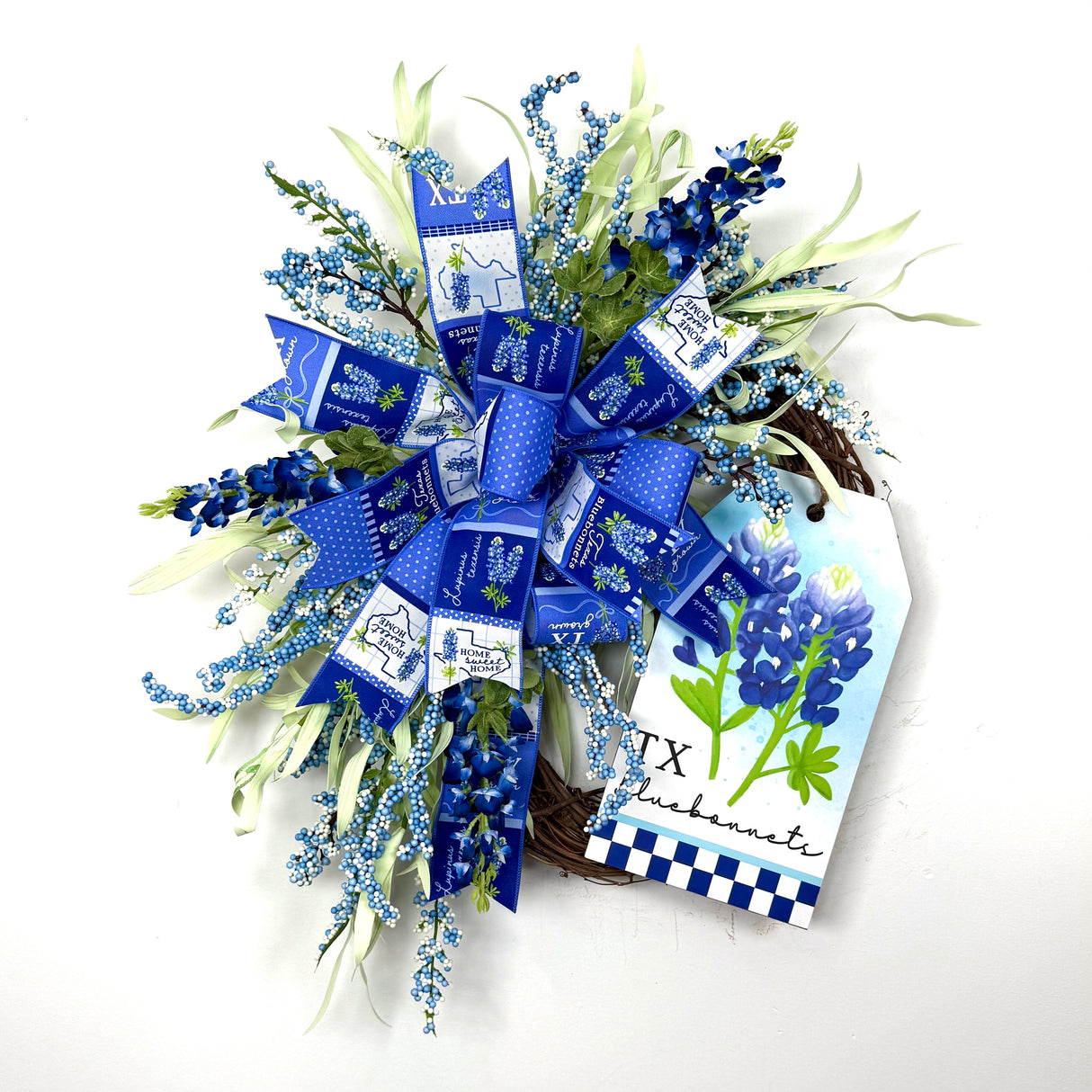 Blue Bonnet Wreath Kit