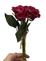 Fuchsia Rose Bouquet (3 flowers)