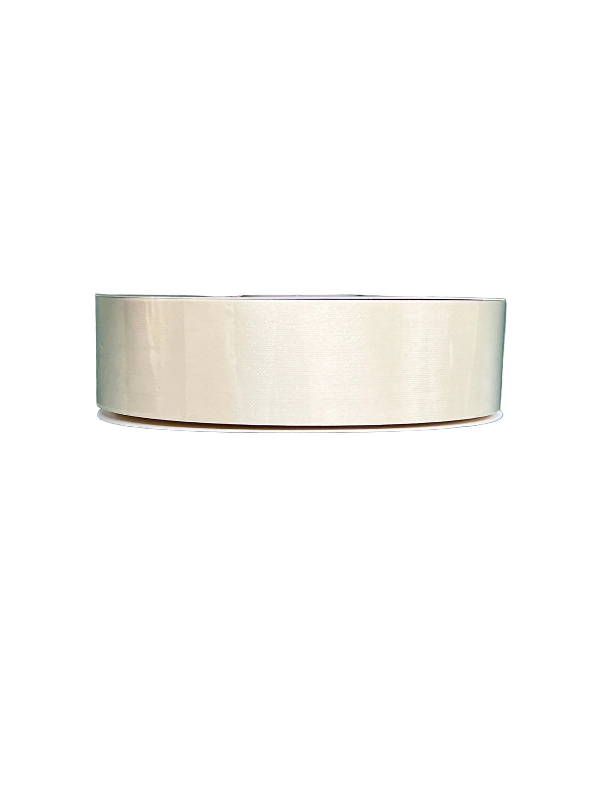 1.5" x 100yds Indoor / Outdoor Water Resistant Floral Satin Ribbon (Ivory) Non- Wired
