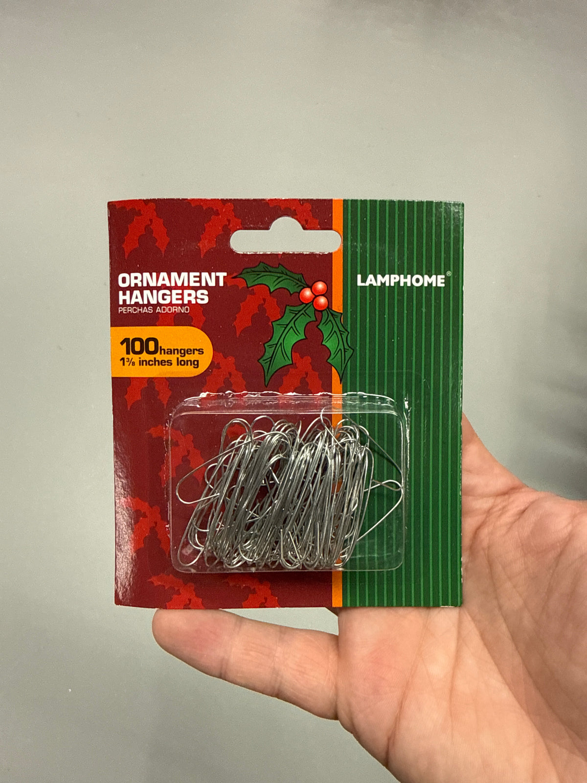 3/8" 100 Count Ornament Hooks