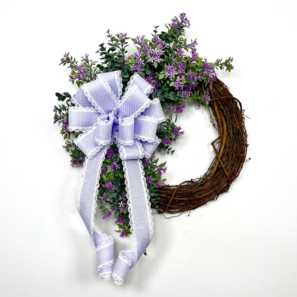 Purple Star Bush Wreath Kit