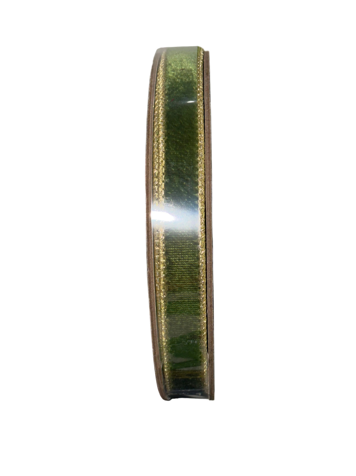 .75"X10YD Flashy Velvet (Forest Green) Farrisilk