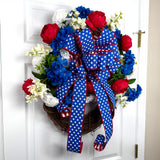 Patriotic Peony Carnation Wreath Kit
