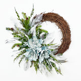 Silver Magnolia Wreath Kit