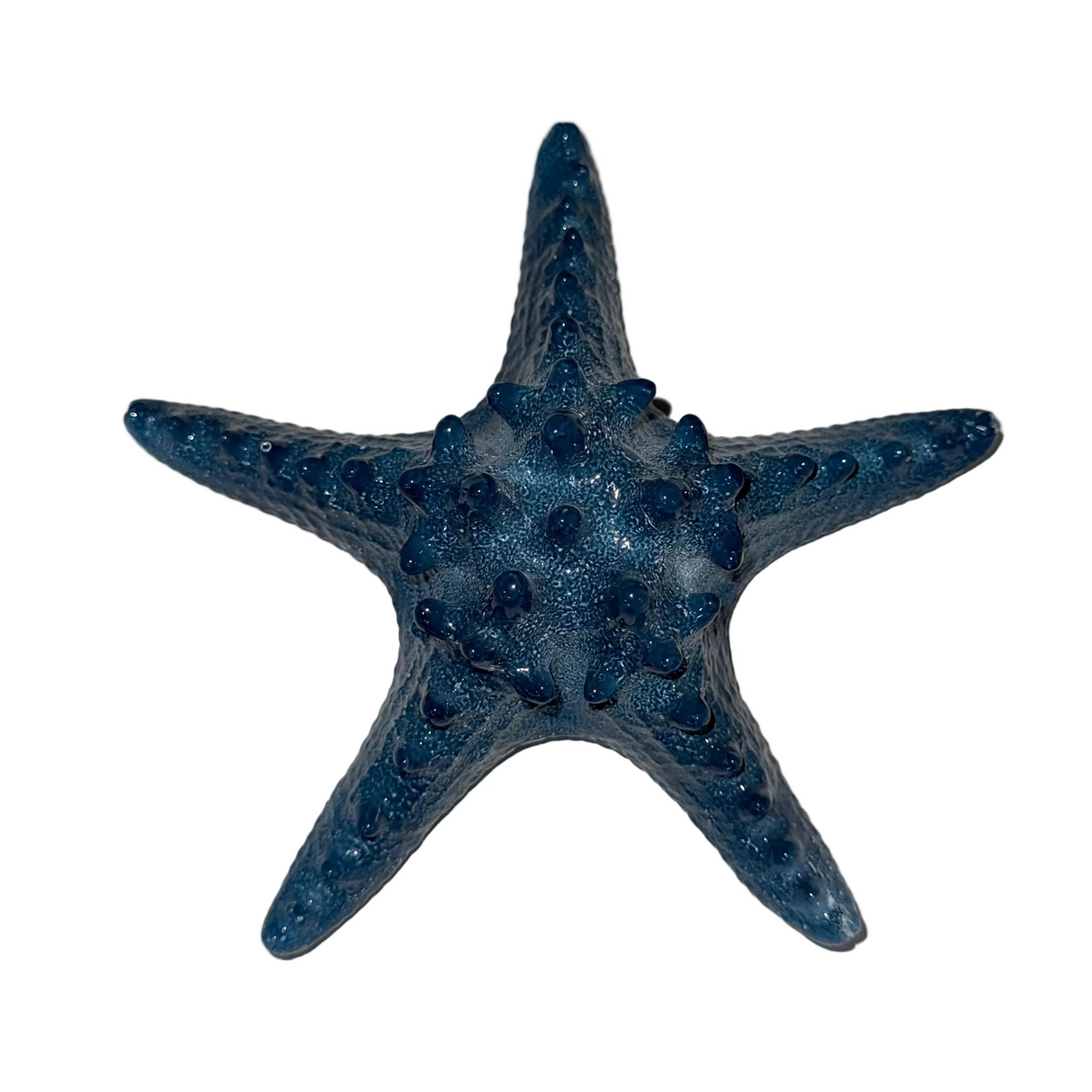 6.25" Resin 'Ceramic' Starfish (Blue)