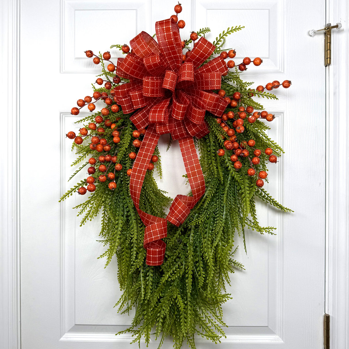 Beaded Grass Fall Berry Wreath Kit