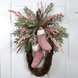 Pink Berry Skates Wreath Kit