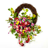 Colorful Pansy Wreath Kit