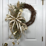 Gold Cedar Berry Wreath Kit
