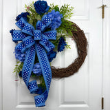 Blue Gerber Wreath Kit