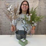 Gold Large Deer Planter Kit