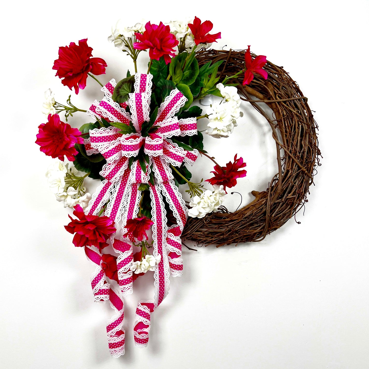 Geranium Cosmo Wreath Kit – Nick's Seasonal Décor