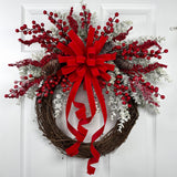 Red Velvet Frosted Berry Wreath Kit