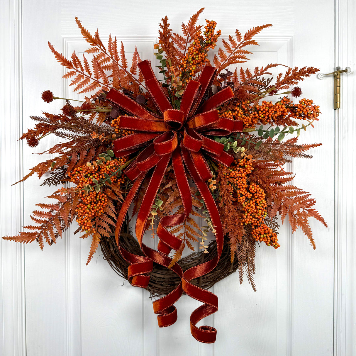 Cinnamon Fall Wreath (Completed Design)