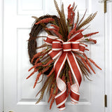 Orange & Brown Fall Wreath Kit