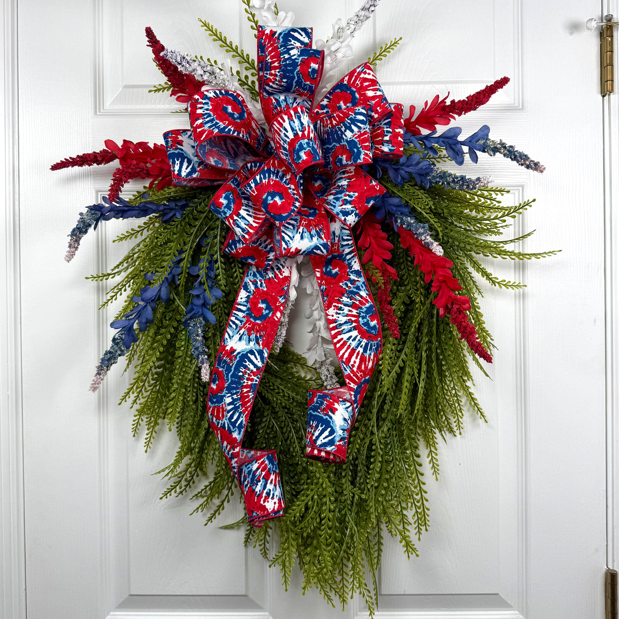 Tie Dye Beaded Grass Wreath Kit