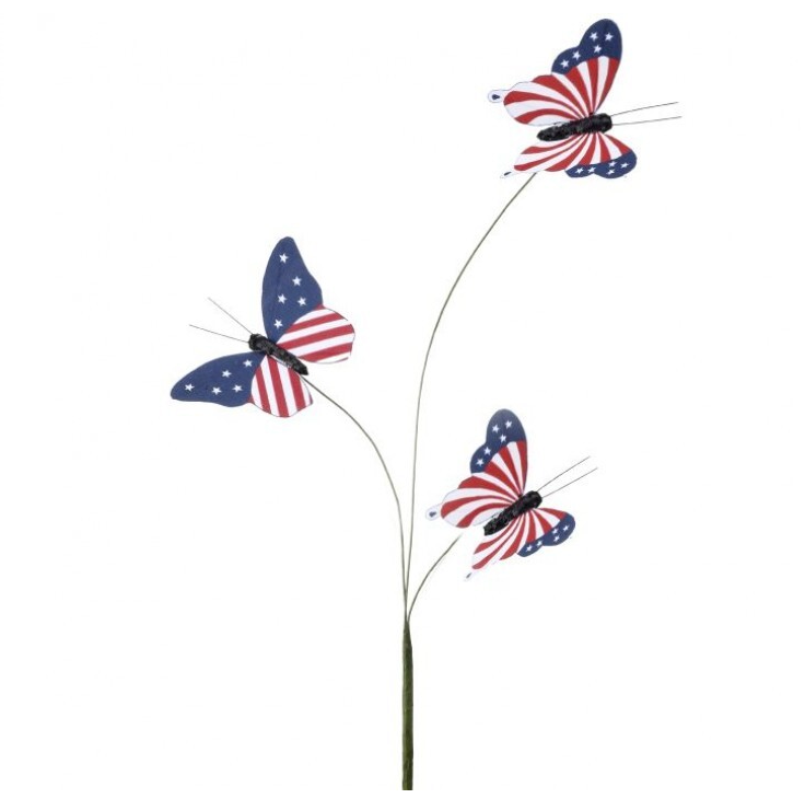 Patriotic Butterfly Wreath Kit