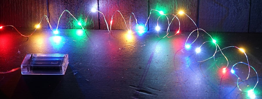LED Fairy light Battery Operated (20 Multi-Color Lights)