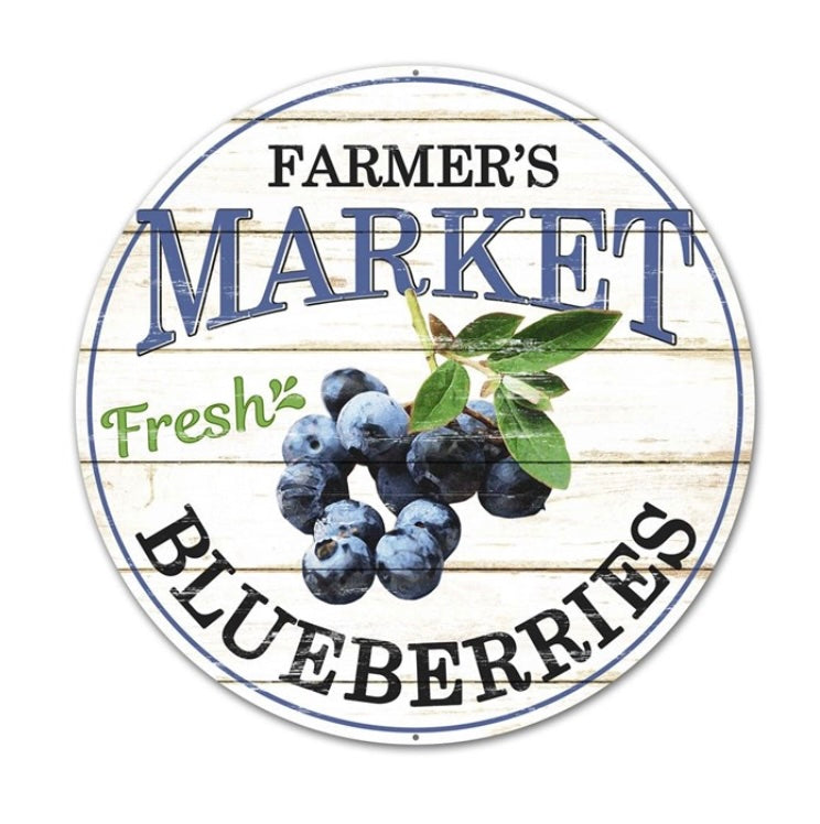 12"Dia Farmer's Market Fresh Blueberries