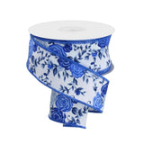 Blue and White Chinoiserie Butterfly Wreath Kit