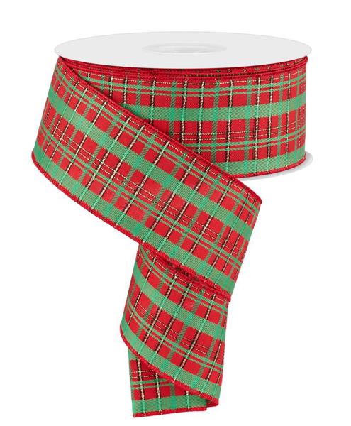 2.5" x 50yd Woven Check/Plaid