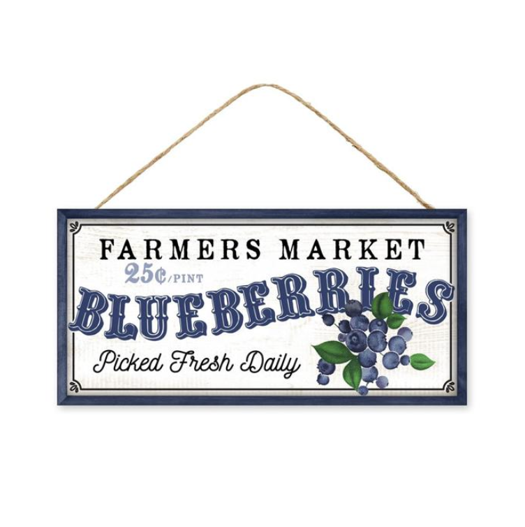 12.5"L X 6"H Farmers Market Blueberries