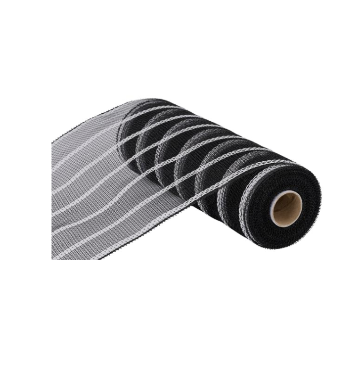 10" x 10yd Vertical Wide Stripe Mesh