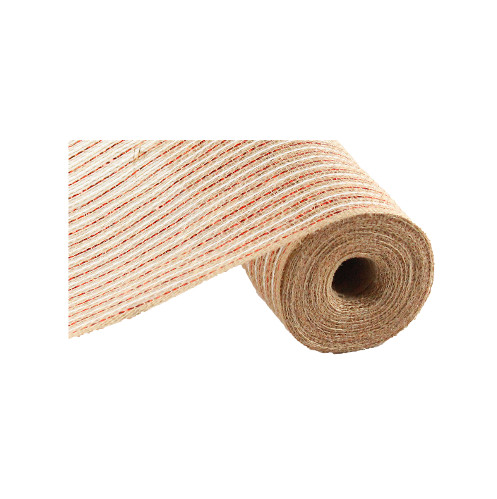 10.25"X10YD Pp/Jute/Laser Foil Mesh