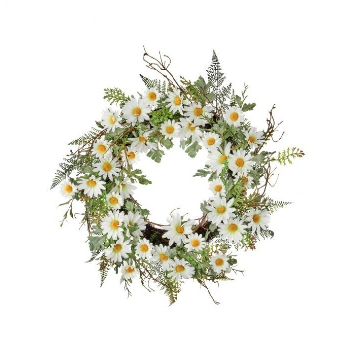 24" Daisy Wreath