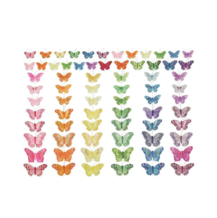 12 Pack 2.75-4" Butterfly Asst (dozen)