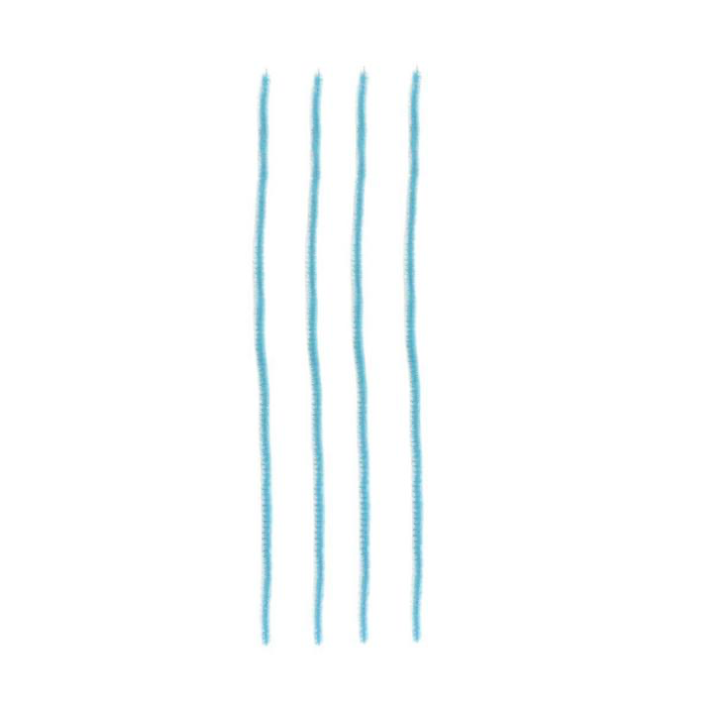 12"L x 6mm Chenille Stems (Baby Blue Pipe Cleaners)