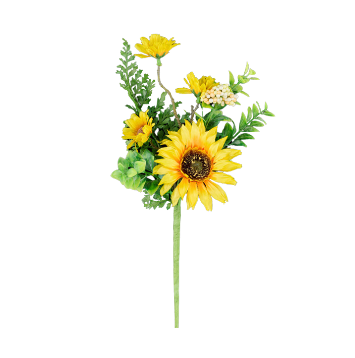 14"L Sunflower Pick