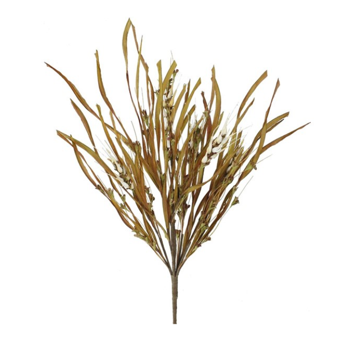 23"L Paper Wheat/Leaf/Grass Bush