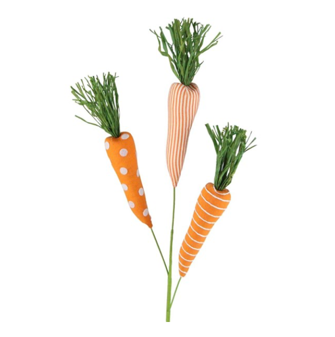 27”L Fabric Carrot Pick X 3