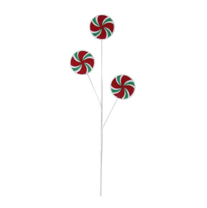 31.5"L Peppermint Candy Spray