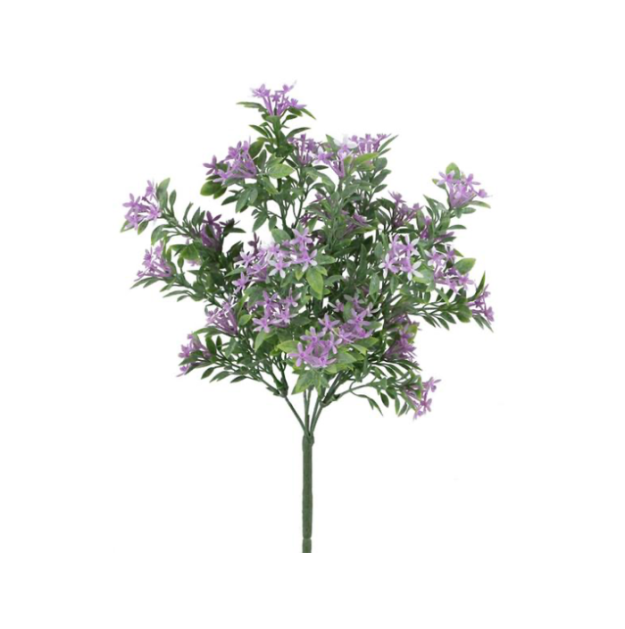Purple Star Bush Wreath Kit
