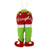 Naughty Elf Mesh Wreath Kit