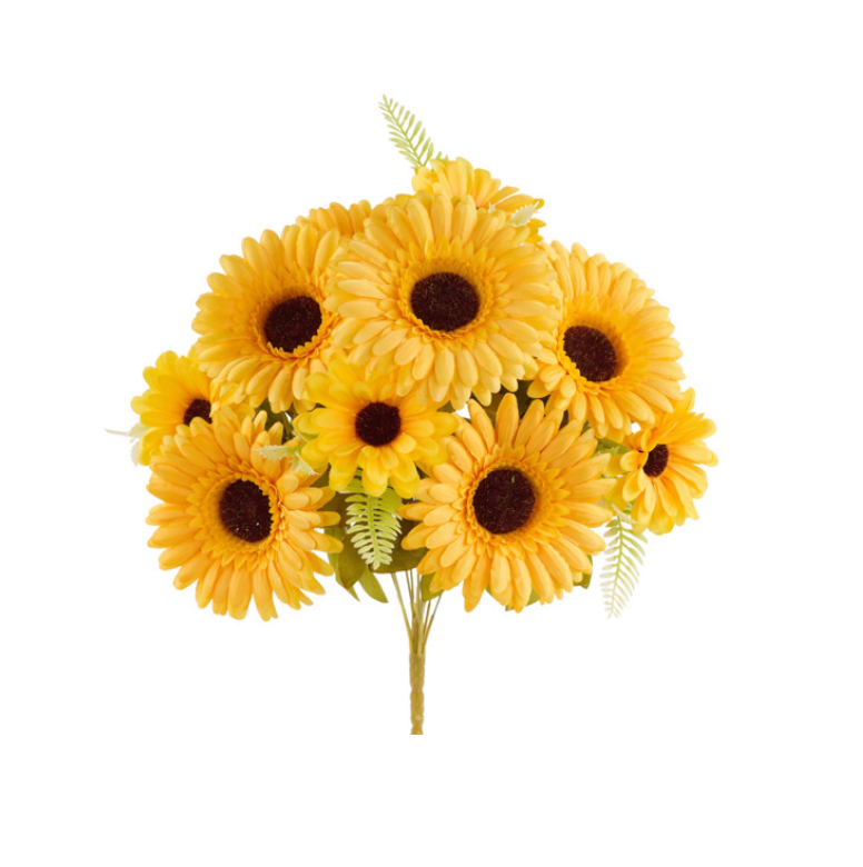 20"L Sunflower Bush x 11 (Yellow)