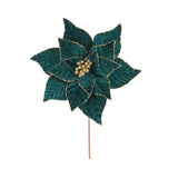 Hunter Green Poinsettia Wreath Kit