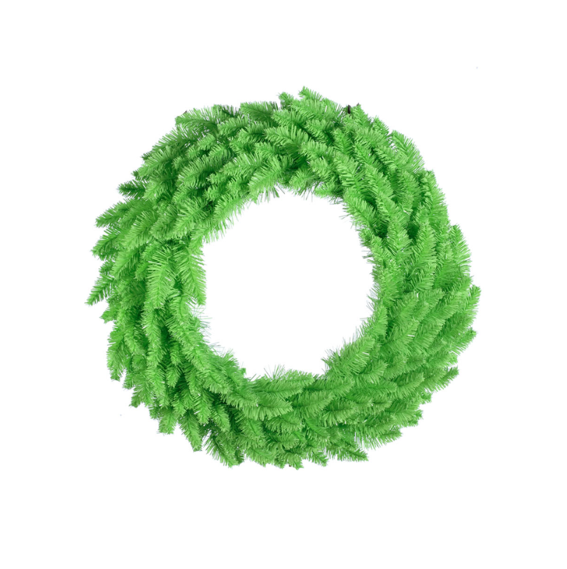 24" Lime Fir Artificial Christmas Wreath (Lime)