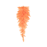 36" Orange Fir Artificial Christmas Teardrop Unlit (Orange)