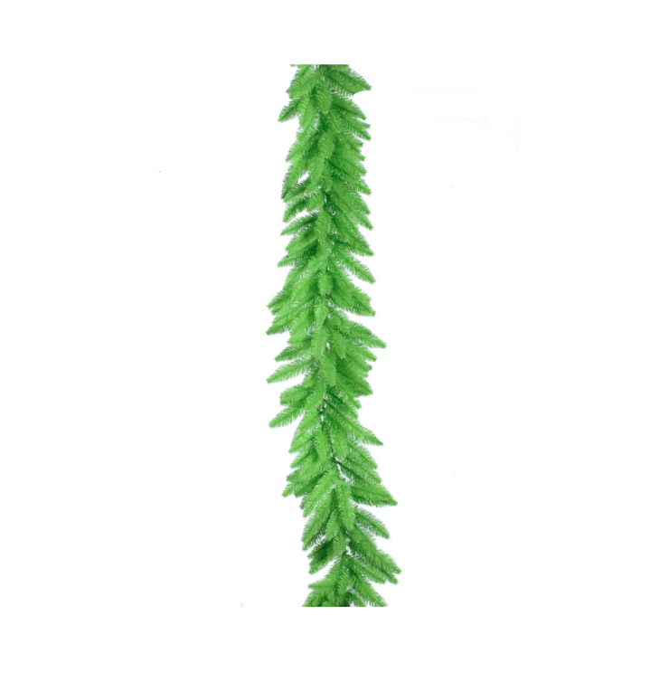 Vickerman 9' x 14" Lime Fir Artificial Christmas Garland Unlit (Lime)