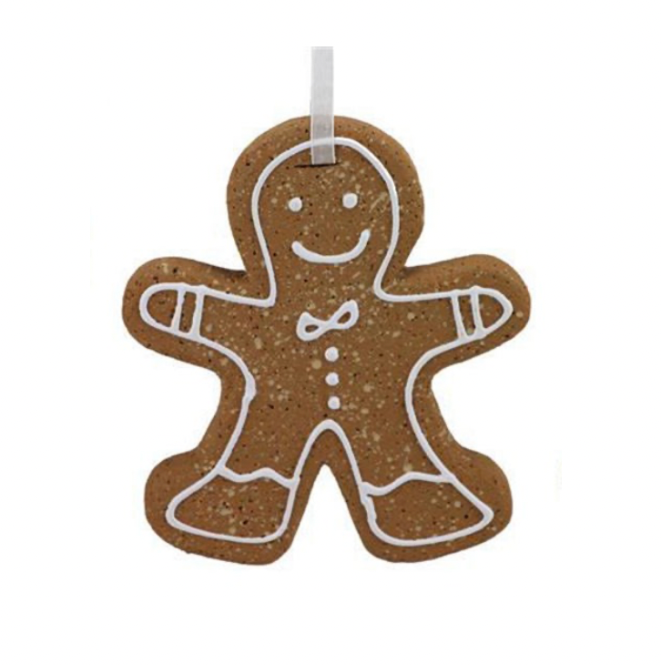 8"L Jumbo Gingerbread Boy Ornament