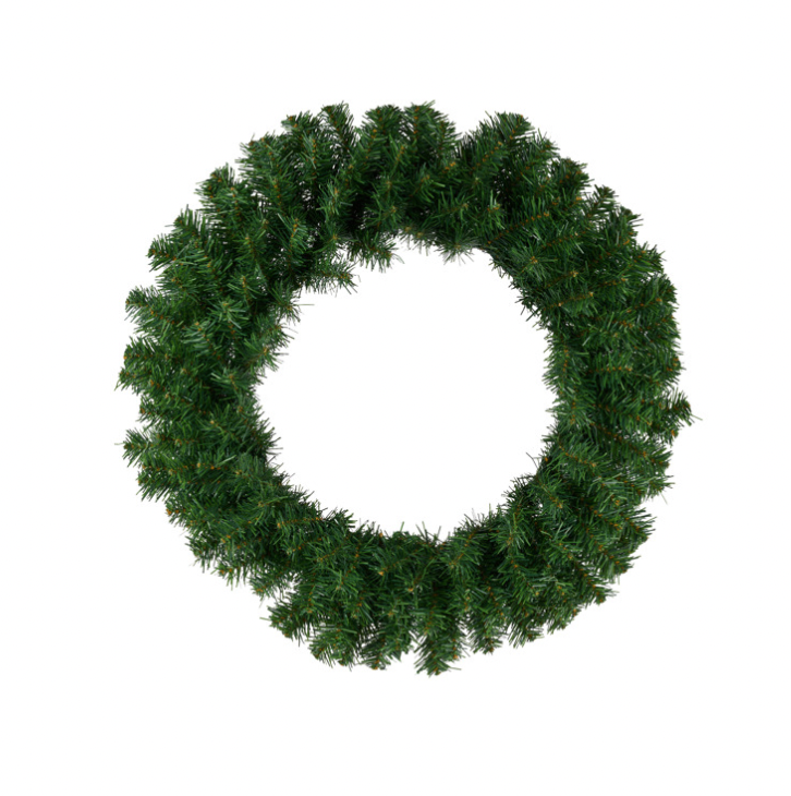 24"Dia Pine Wreath (Green)