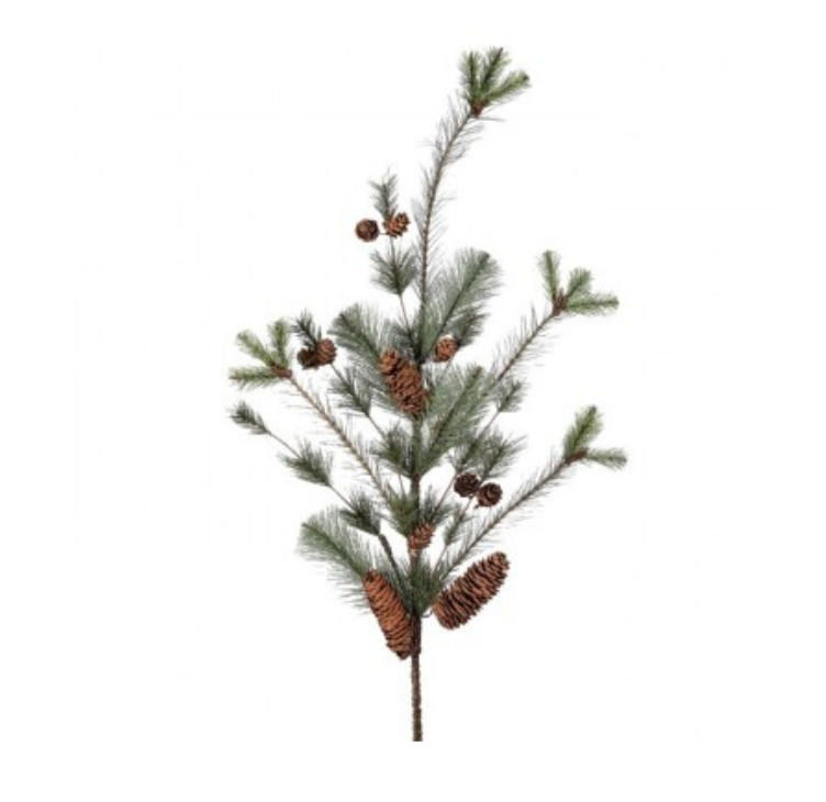 36" Skip Pine W/Cone Spray