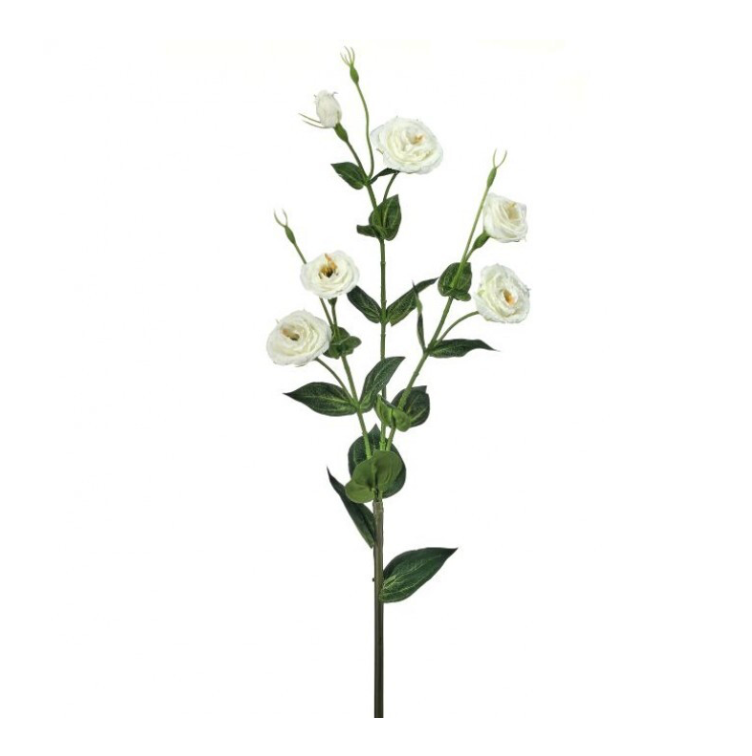 36" Multi Flowered Lisianthus Spray (White)