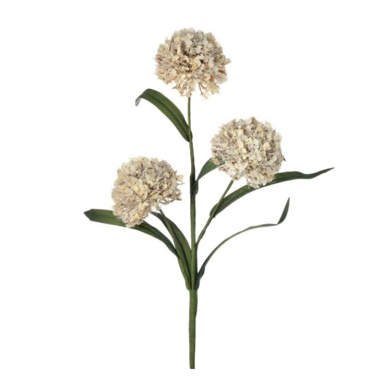 20" Wild Foam Allium Spray X3 (Cream)