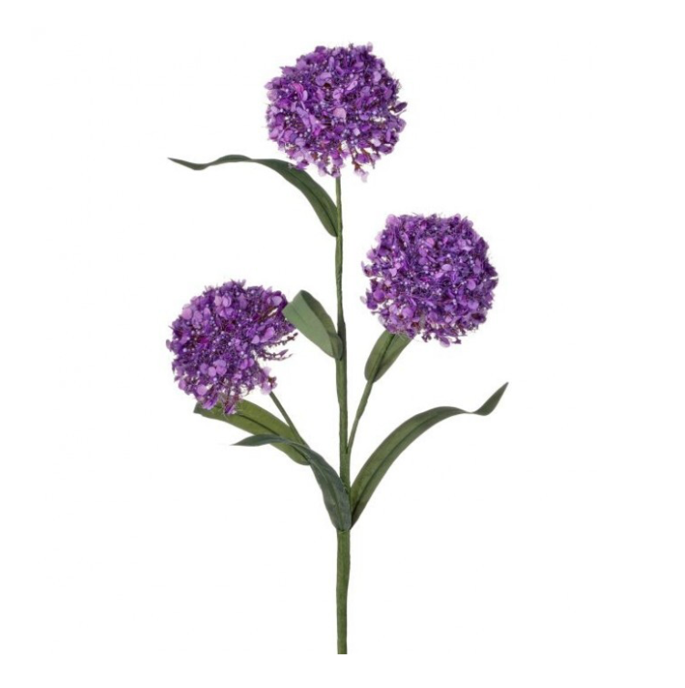 20" Wild Foam Allium Spray X3 (Lavender)