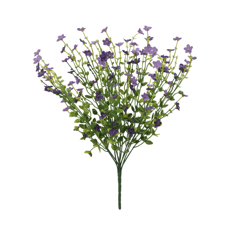 Purple Floral Wreath Kit